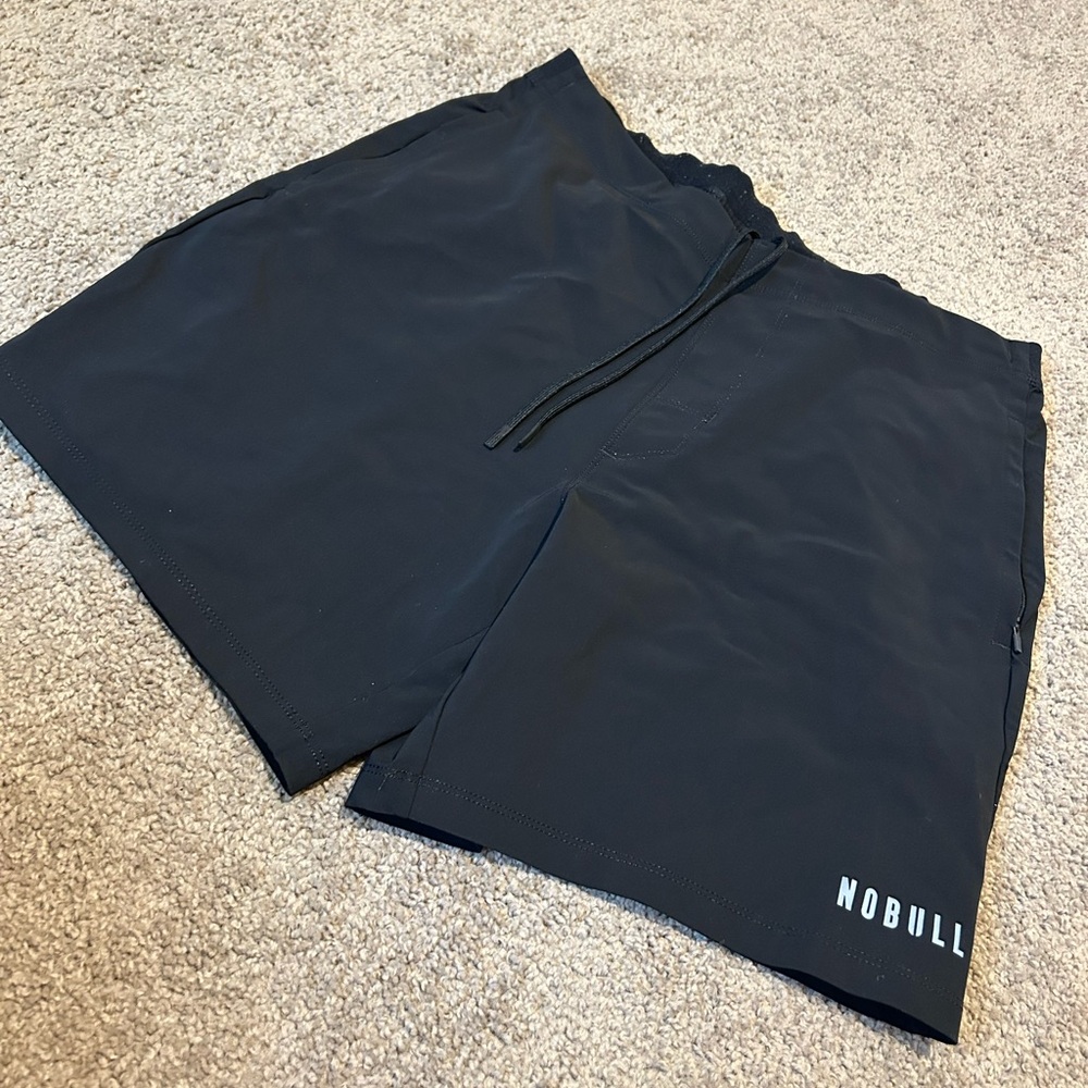 NOBULL black training shorts size XL